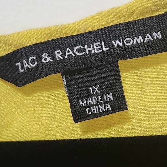 Zac & Rachel 
Woman
Peasant Top  Sleeveless Blouse 
Embroidered  Size 1X - Picture 5 of 6